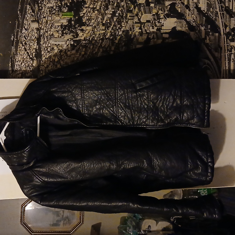 Men's Leather Jacket Black